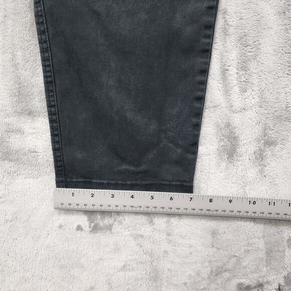 A New Day Pants Womens 14 Black High Rise Tapered Ankle Flap Pockets Stretch - Picture 13 of 14